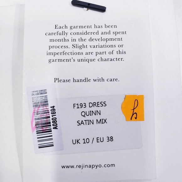 REJINA PYO Dress MEDIUM Black Red Satin Maxi‎ Patchwork Kaftan Tent NWT $1,295 - Picture 11 of 14